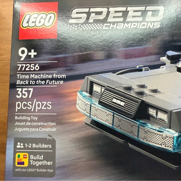 LEGO Speed Champions DeLorean Set - Black and Gray set 77256 New in box HTF - Picture 5 of 6